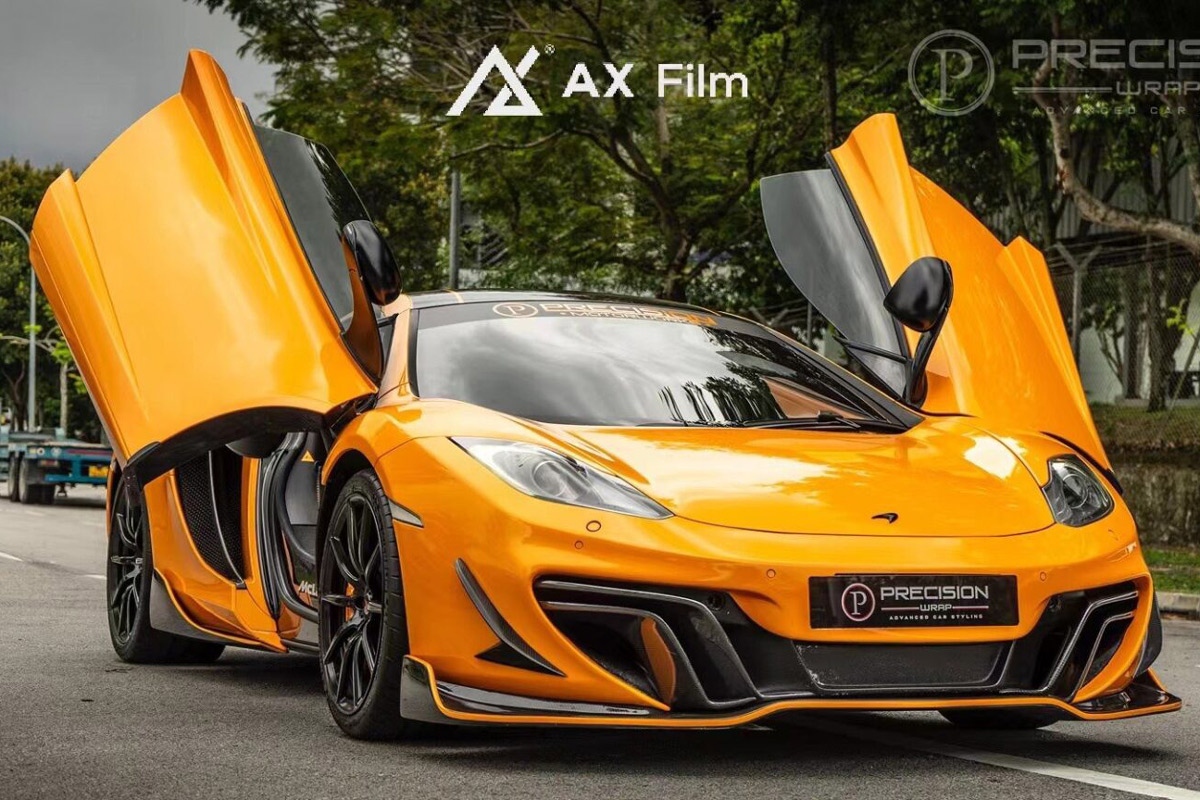 AX FLIM TPU MCLAREN ORANGE - CAM MCLAREN