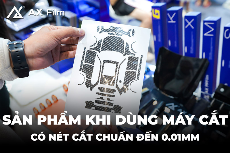 cắt phim PPF bằng máy