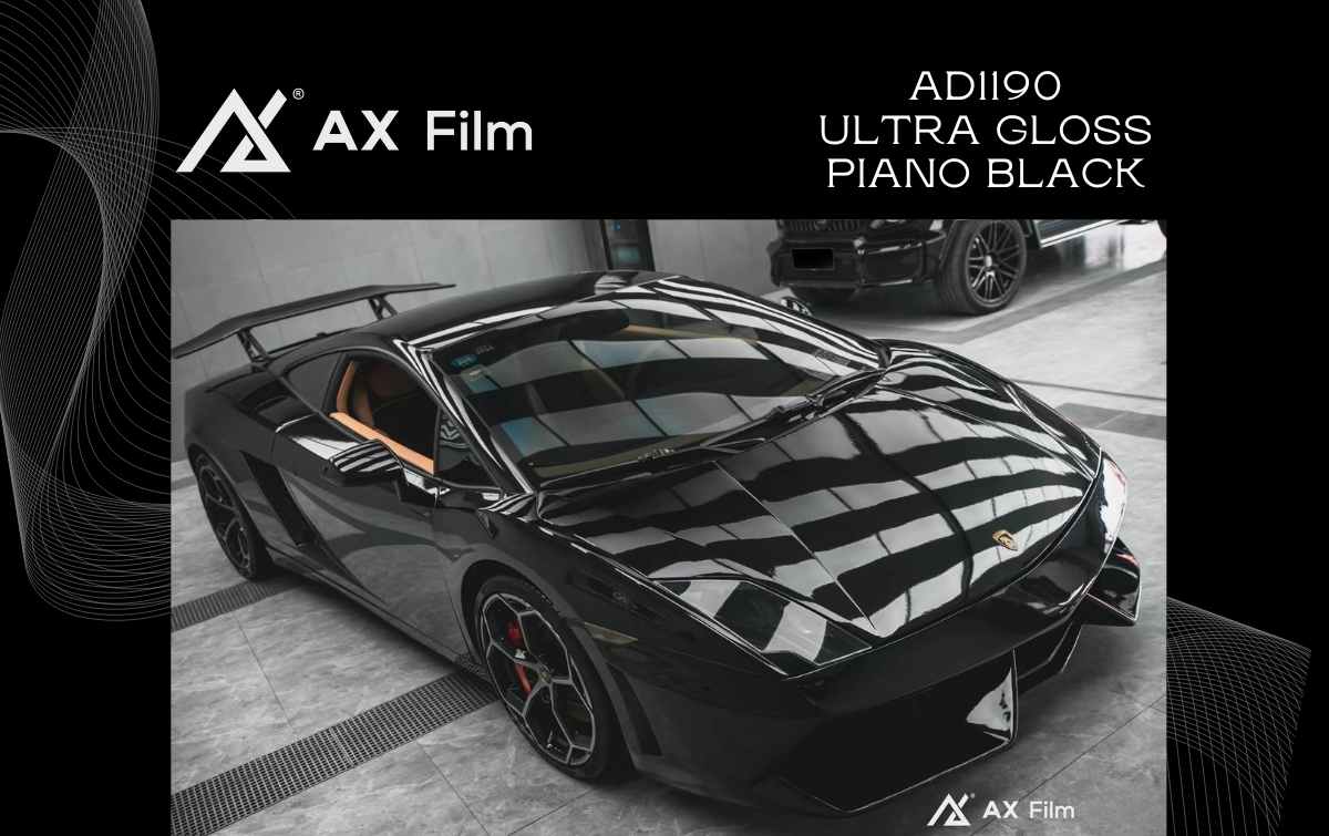 AX PPF/WRAP FILM ULTRA GLOSS PIANO BLACK – ĐEN PIANO SIÊU BÓNG LAMBORGHINI