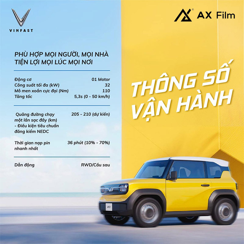 thông số kỹ thuật xe vf3