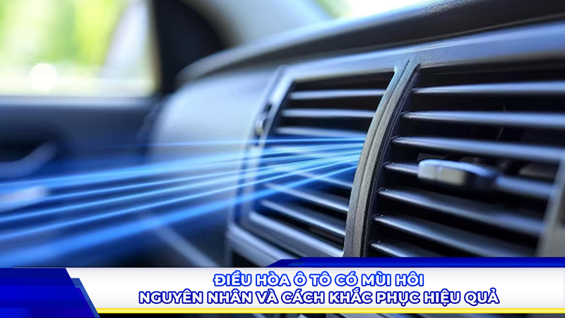 Điều hòa ô tô có mùi hôi: Nguyên nhân và cách khắc phục hiệu quả
