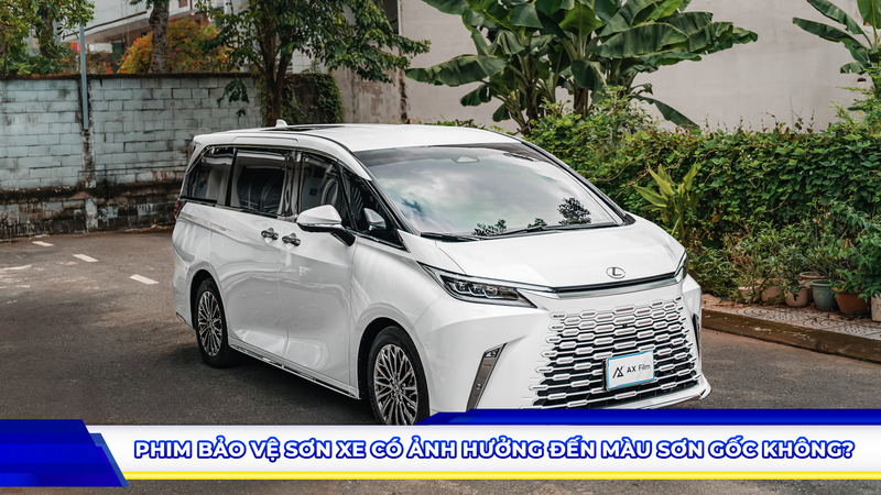 Phim bảo vệ sơn xe có ảnh hưởng đến màu sơn gốc không?