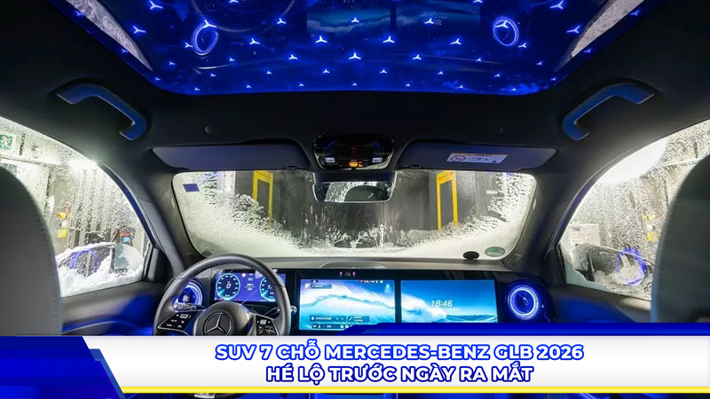 SUV 7 chỗ Mercedes-Benz GLB 2026 được hé lộ trước ngày ra mắt
